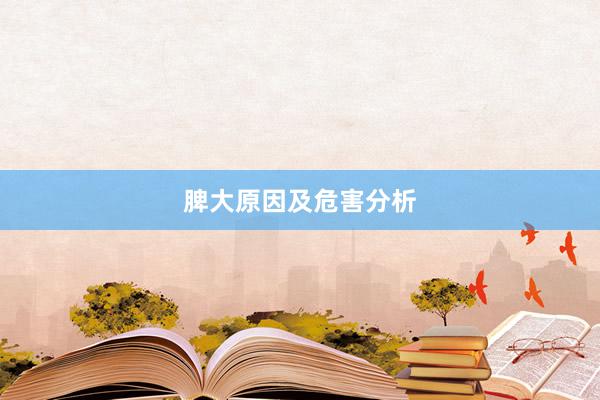 脾大原因及危害分析